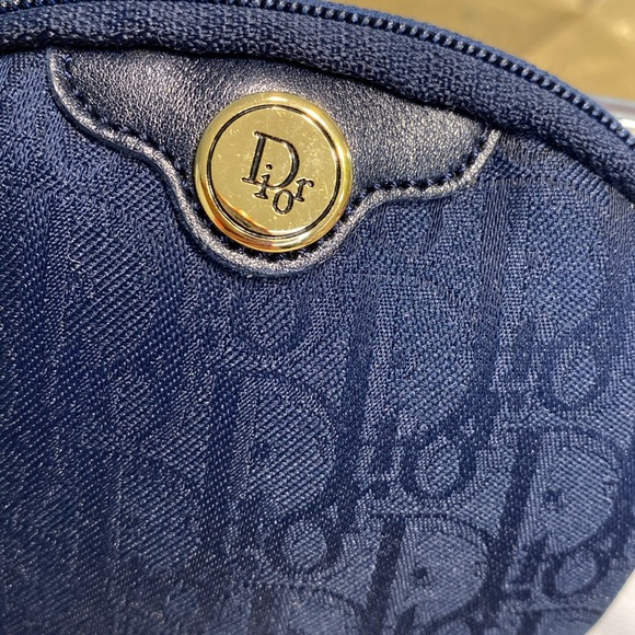 Dior Trotter Mini Navy Pouch - Picture 3 of 5